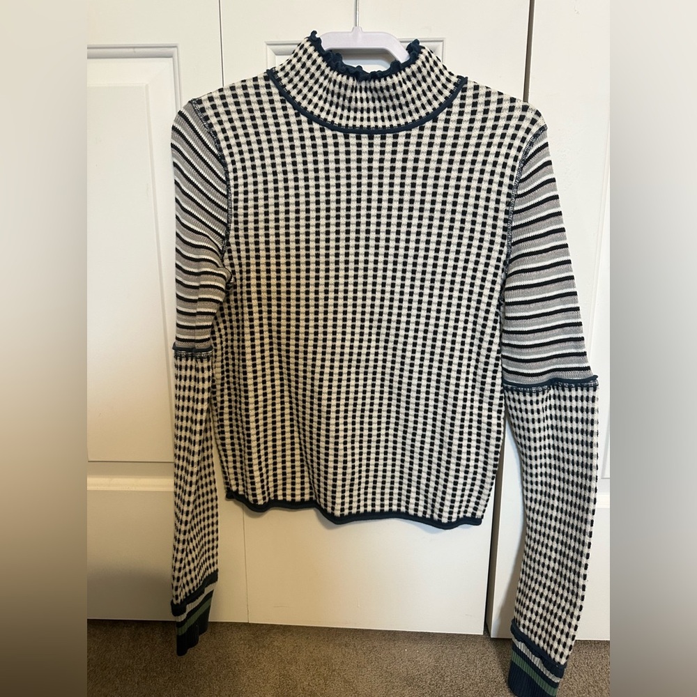 Free people Long Sleeve Mock Neck Shirt
